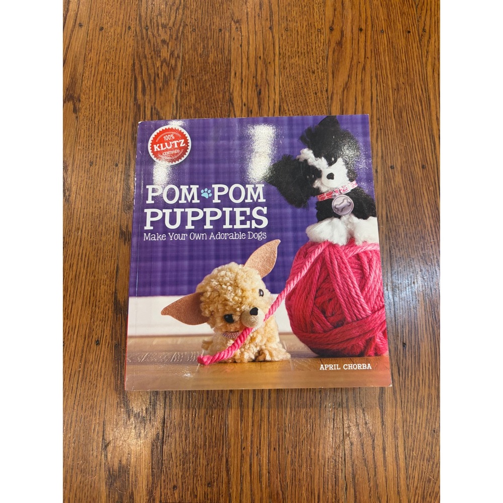 Klutz Pom-Pom Puppies Make Your Own Adorable Dogs Craft Kit April Chorba NEW